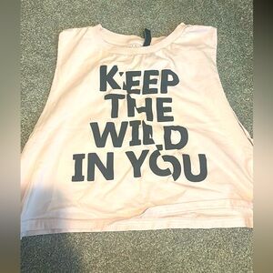 H&M Cropped Work Out Top